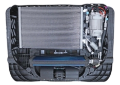 Kit Elétrico Universal de Ar Condicionado Para Caminhão e Máquinas 7500 Btus – 24 Volts