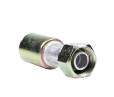 Conexão O’ring Reta Fêmea 10mm Aluminio Com Clip