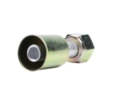 Conexão O’ring Reta Fêmea 10mm Aluminio Com Clip