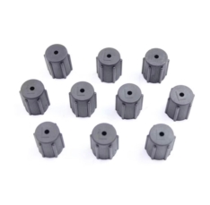 Tampa Plástica De Baixa da Válvula de Serviço R134a 10mm Pacote Com 10 Pçs