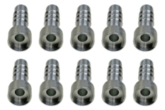 Conexão Salva Vida 10mm Aluminio Encaixe Interno Pacote Com 10 Pçs