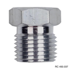 Niple De Aluminio Para Conexão 6mm O´ring Rosca 5/8