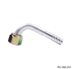 Conexão O’ring 90º Fêmea 08mm Aluminio s/ Clip Universal / Caminhão Scania PGR 2008>