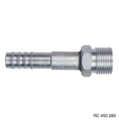 Conexão O’ring Reta Macho 10mm Aluminio Fixo s/ Clip