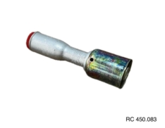 Conexão Spring lock Reta Fêmea 10mm Aluminio c/Clip