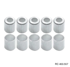 Caneca Clip 12mm 5/8 Polegadas Aluminio Pacote Com 10 Pçs