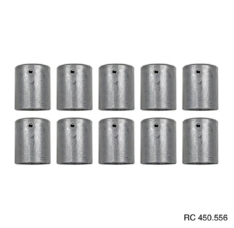 Caneca Clip 10mm 1/2 Polegada Aluminio Pacote Com 10 Pçs