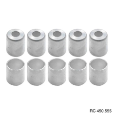 Caneca Clip 08mm 13/32 Polegadas Aluminio Pacote Com 10 Pçs