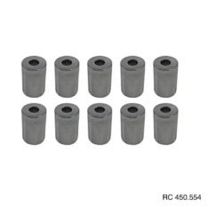 Caneca Clip 06mm 5/16 Polegadas Aluminio Pacote Com 10 Pçs