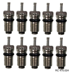 Núcleo de Válvula Schrader do Compressor R134a Pacote Com 10 Pçs