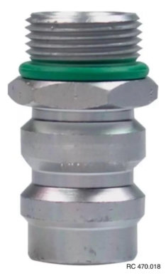 Válvula Engate Rapido R134a M15x1 Alta Pressão Caminhão Mercedes Benz Axor OEM: 0018306384