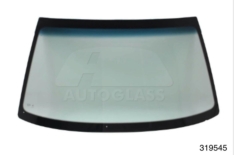 VIDRO PARABRISA VOLKSWAGEN GOL GERAÇÃO 3 E 4 1999/2014 3 PORTAS/5 PORTAS VERDE FAIXA AZUL (MOLDURA INFERIOR E SUPERIOR/SERIGRAFIA)