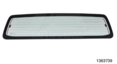 VIDRO VIGIA TOYOTA HILUX 2006/2015 CABINE DUPLA/CABINE SIMPLES VERDE PLUS (DESEMBAÇADOR TERMICO/SERIGRAFIA)