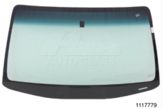 VIDRO PARABRISA CHEVROLET S10 2017/ CABINE DUPLA/CABINE SIMPLES VERDE FAIXA AZUL (ABERTURA DE CHASSI/PASTILHA RETROVISOR/SERIGRAFIA