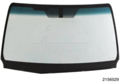 VIDRO PARABRISA TOYOTA HILUX 2016/2022 CABINE DUPLA VERDE FAIXA AZUL (ANTENA /PASTILHA RETROVISOR/SERIGRAFIA