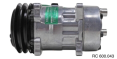 Compressor Modelo AA7H15AA 8 Orelhas Descarga / Sucção Traseira O’ring – 24 Volts Polia 2A 132 mm R134a