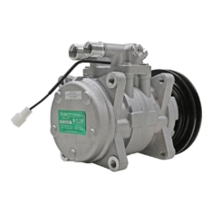 Compressor Modelo Denso 10P15 8 Orelhas – 12 Volts Polia Canal 1A 140mm Máquina Agricola Valtra BH 110/180 OEM: 85996800/ Colheitadeira John Deere 1450/ 1550 OEM:DQ49795
