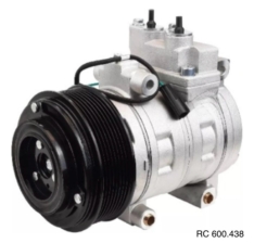 Compressor Ar Condicionado Modelo Valeo Caminhão Volkswagen Constellation – 24 Volts Polia 8pk 125mm
