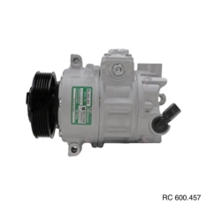 Compressor Modelo Sanden PXE16 Volkswagen Jetta 2011>/ Passat/ Tiguan TSI Motor 2.0 Aspirado/ Audi A4/ Audi A3 Nova – Sentido Anti-Horário OEM: 5C0820803G