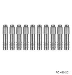 Conexão Salva Vida 08mm Aluminio Encaixe Externo Pacote 10 Pçs
