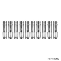 Conexão Salva Vida 10mm Aluminio Encaixe Externo Pacote 10 Pçs