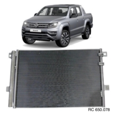 Condensador Volkswagen Amarok Fluxo Paralelo OEM: 2H0820411A