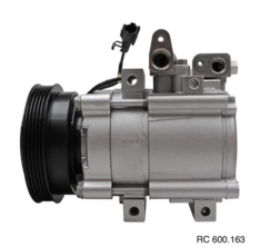 Compressor Modelo Halla Hyundai Santa Fé 2.4 8 Válvulas 2001 Até 2009 – 12 Volts Polia 5pk 123mm