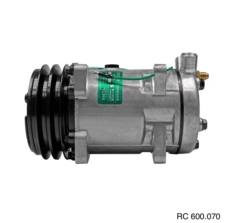 Compressor Modelo SE510 / 5H16 8 Orelhas R134a Máquina Case Retroescavadeira 580K – 24 Volts Polia 2A 132mm