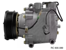 Compressor Modelo Sanden TRS90 Honda Accord 2001> – 12 Volts Polia 5pk 100mm R134a