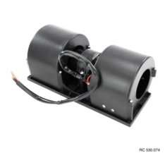 Ventilador Universal com Caracol 2 Eixos 3 Velocidades Turbina 114mm 12 Volts – OEM: 32729820/ 32730010
