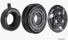 Conjunto de Embreagem do Compressor Original Mahle RC.600.441 Fiat Argo/ Cronos/ Mobi/ Uno/ Strada Feedom CS1.3 2021>/ Citroën C3 2022> – 12 Volts Polia 5pk 114mm