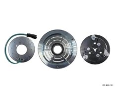 Conjunto de Embreagem do Compressor RC.600.151 7H15 Sanden U4604 Máquina Case / Caterpillar 16H/ 24H/ D10R/ D10T/ D6T/ D6R/ 938G – 24 Volts Polia Canal 1A 138mm
