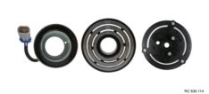 Conjunto de Embreagem do Compressor RC.600.064 Scroll Chevrolet Tracker/ Spin/ Onix/ Sonic 1.6/ Cobalt 1.8 – 12 Volts Polia 5pk 103mm