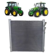 Condensador Máquina Trator John Deere 5085E/ 5090E/ 5065M/ 5075M/ 6105E/ 6120E – A/A OEM: RE243441 Fluxo Paralelo