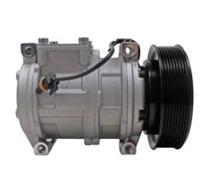Compressor Modelo 10PA17 Máquina John Deere 3510/ CH570/ CH670 2017> – 12 Volts Polia 8pk 140mm R134a OEM: AH169875/ AN221429/ RE46609/ TY24304